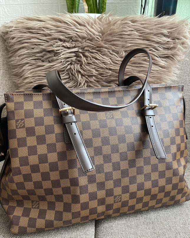 Preloved Authentic Louis Vuitton Chelsea Tote GM Damier Ebene