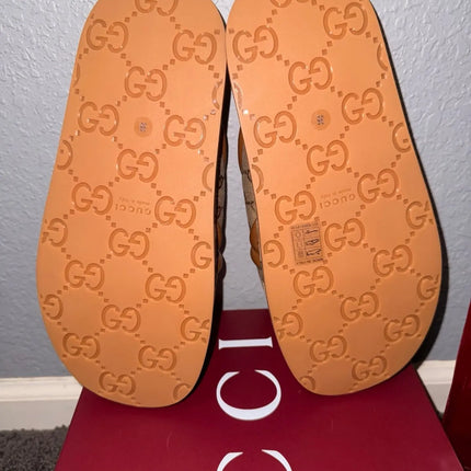 Preloved Authentic GUCCI designer slide sandals for women SZ38