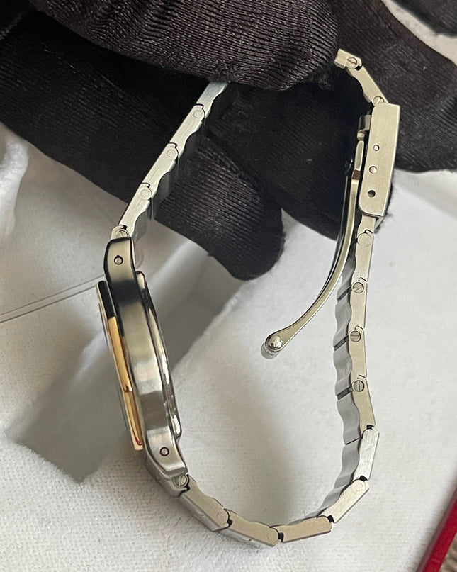 Preloved Authentic Cartier Santos Octagon — Two-Tone Steel & 18k Gold
