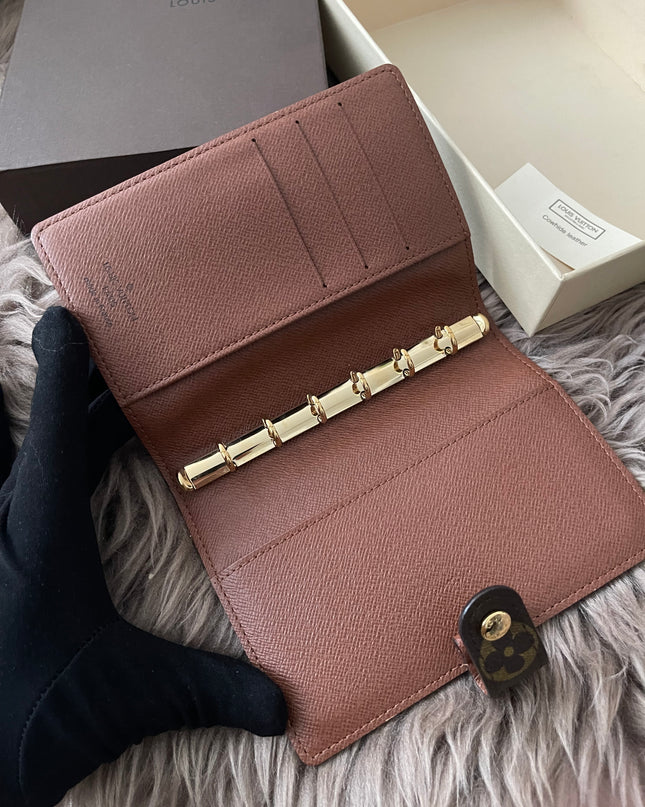 Preloved Authentic Louis Vuitton Agenda PM notebook cover monogram