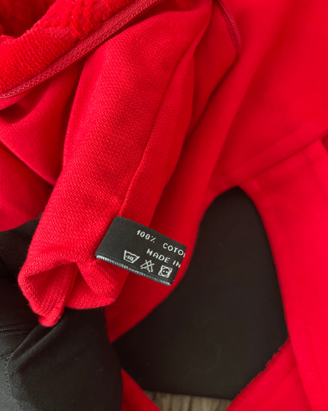 Preloved Authentic Chanel Red Terry Cloth Beach Bag and Towel Set