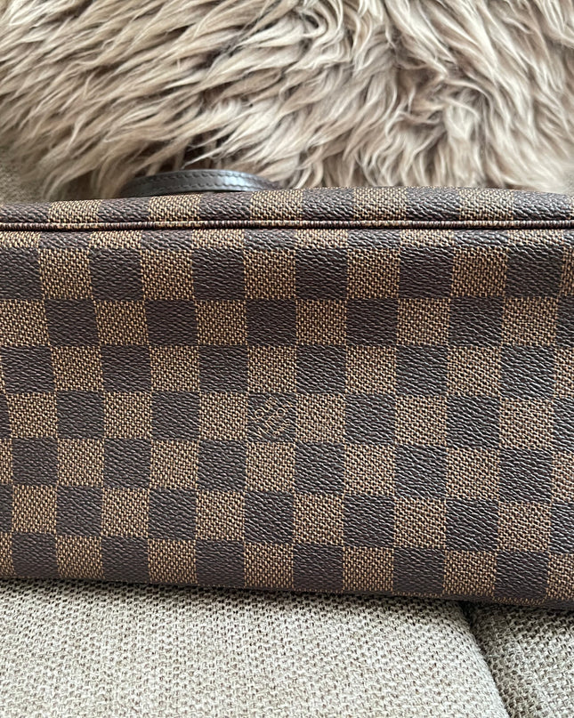 Preloved Authentic Louis Vuitton Neverfull PM — Damier Ebène Canvas