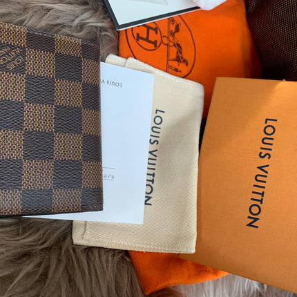 LOUIS VUITTON Damier Ebene Canvas Pocket Organizer