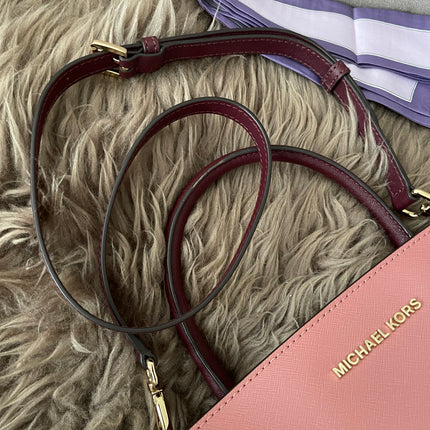 Preloved Authentic Michael Kors Selma Saffiano Leather Medium Satchel