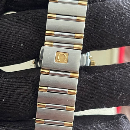 Preloved Authentic Omega Constellation 22.5 mm, Steel - Yellow Gold on Steel - Gold Full Bar