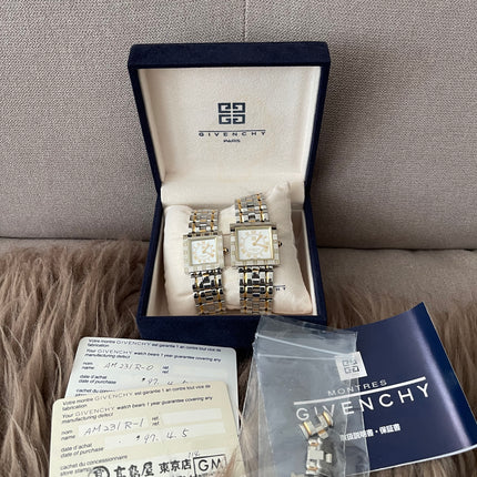 Preloved Authentic Givenchy couple's watch
