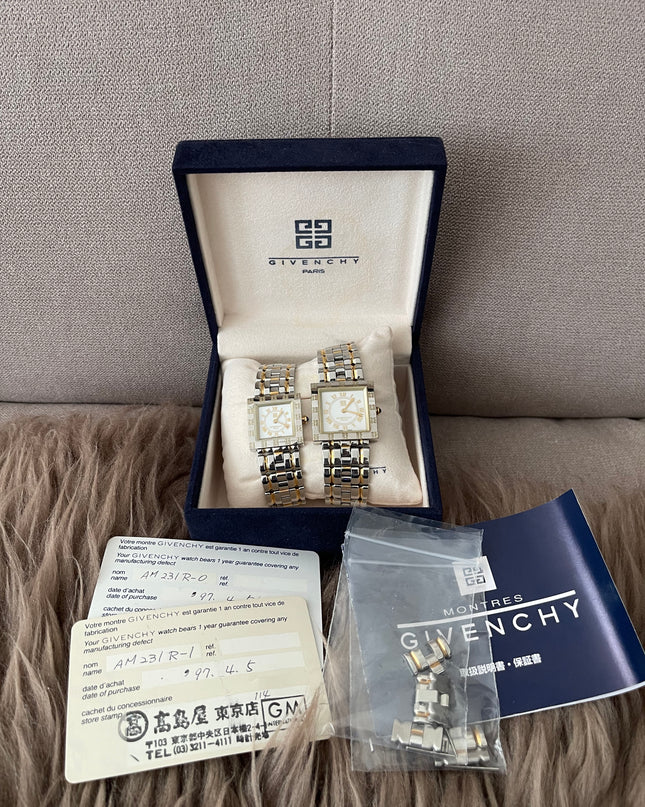 Preloved Authentic Givenchy couple's watch