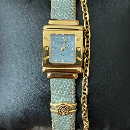 Preloved Authentic Charriol St-Tropez Green Shell Dial
