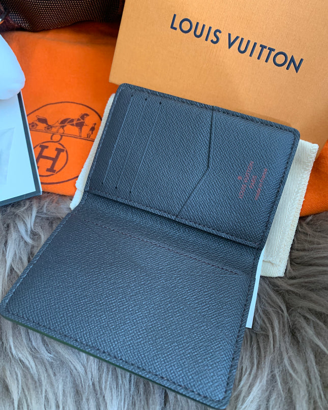 LOUIS VUITTON Damier Ebene Canvas Pocket Organizer
