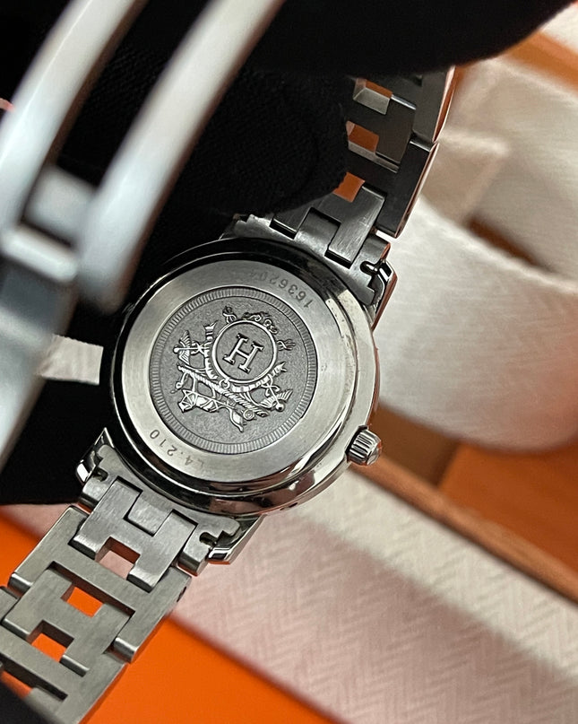Preloved Authentic Hermes Stainless Steel Clipper 24mm Watch