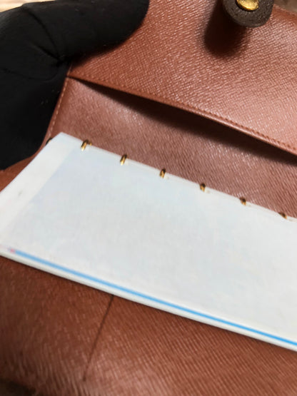 Louis Vuitton Preloved 2003 Agenda PM notebook cover monogram