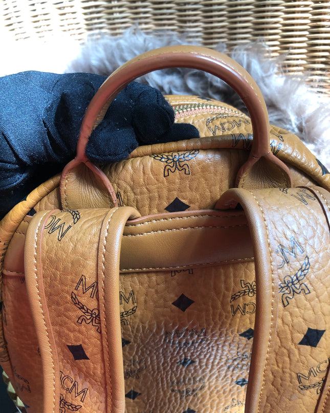 Preloved  MCM Stark Side Studs Backpack