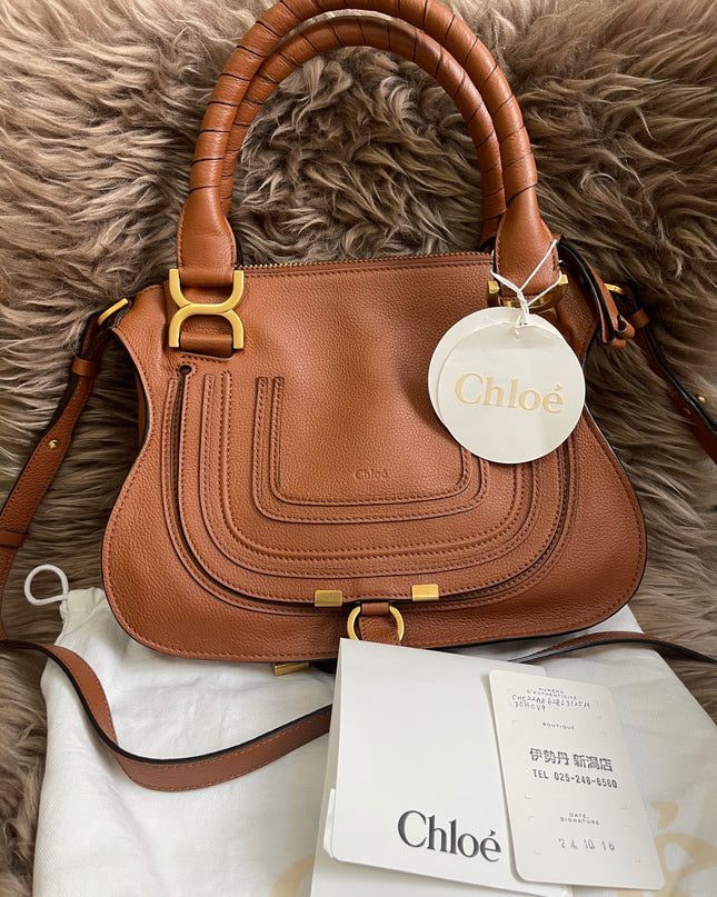 Unused Chloé Marcie Top-Handle Bag