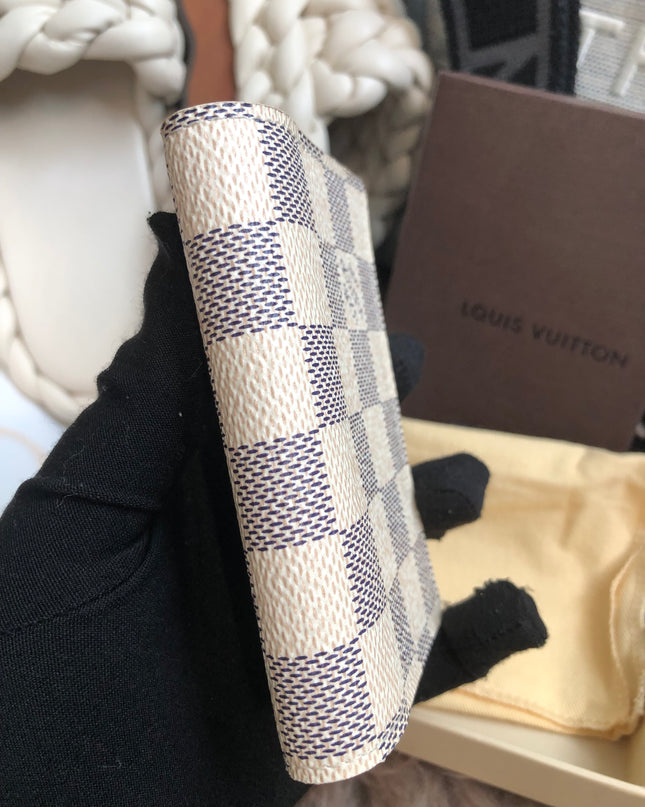 Louis Vuitton Pre-Owned Damier Azur Card Holder