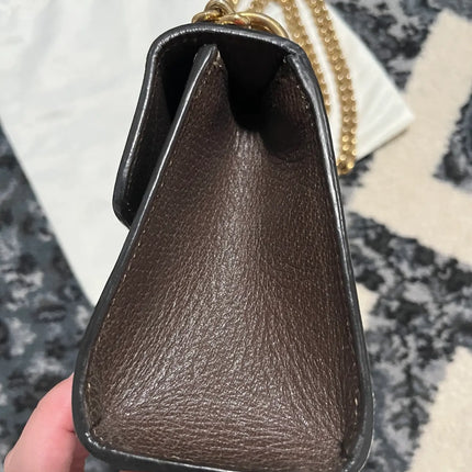 Preloved Authentic Gucci GG Supreme Small Tian Padlock Bag