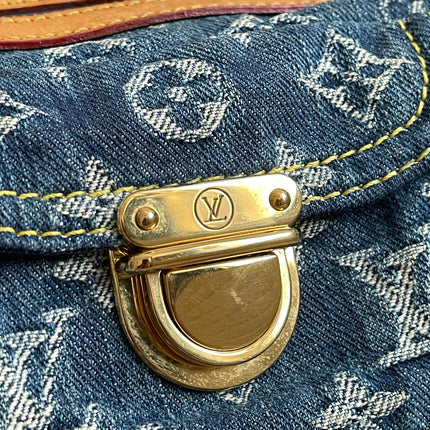 Preloved Authentic Louis Vuitton Neo Speedy Monogram Denim Handbag