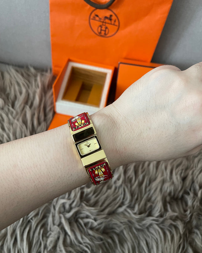 Preloved Authentic Hermès Loquet Watch