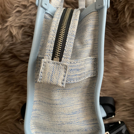 MARC JACOBS 
Canvas Small Summer Tote Bag Blue