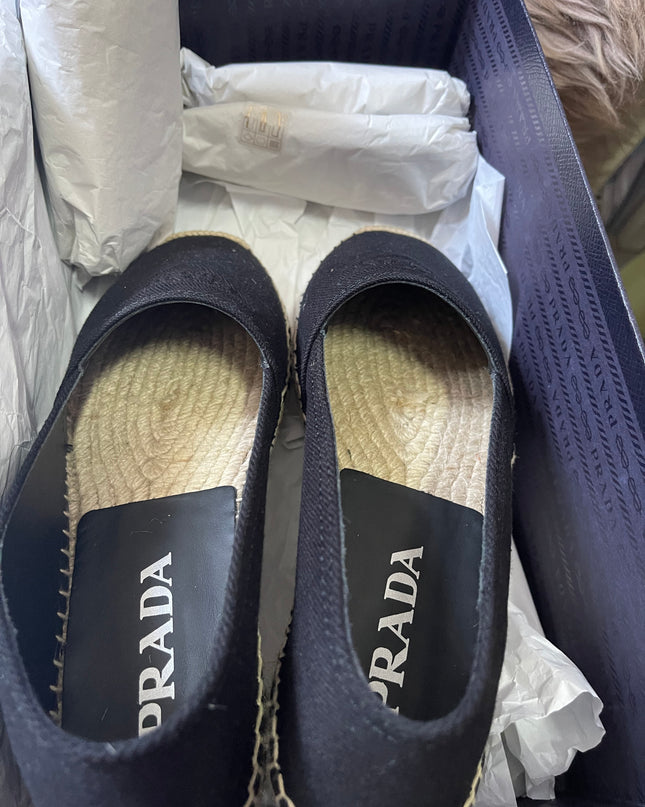 Prada Black Espadrille 7 Mens