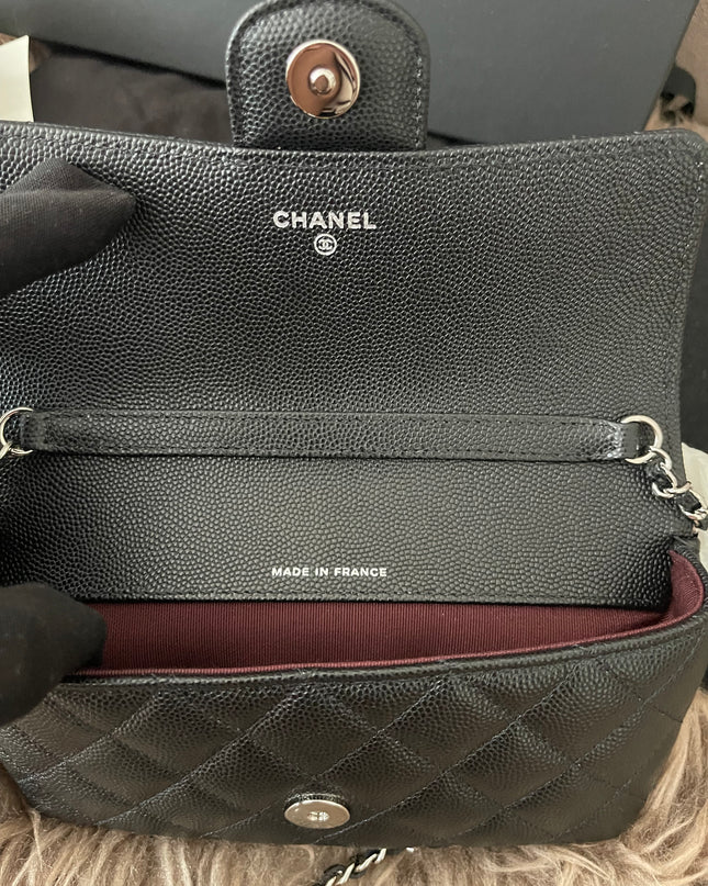 Preloved Authentic Chanel Glasses Case with Chain