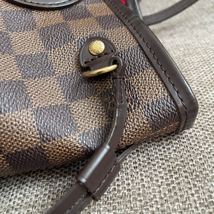 Preloved Authentic Louis Vuitton Neverfull PM — Damier Ebène Canvas