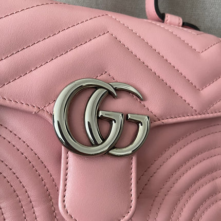 Preloved Authentic GUCCI GG Marmont mini top handle bag