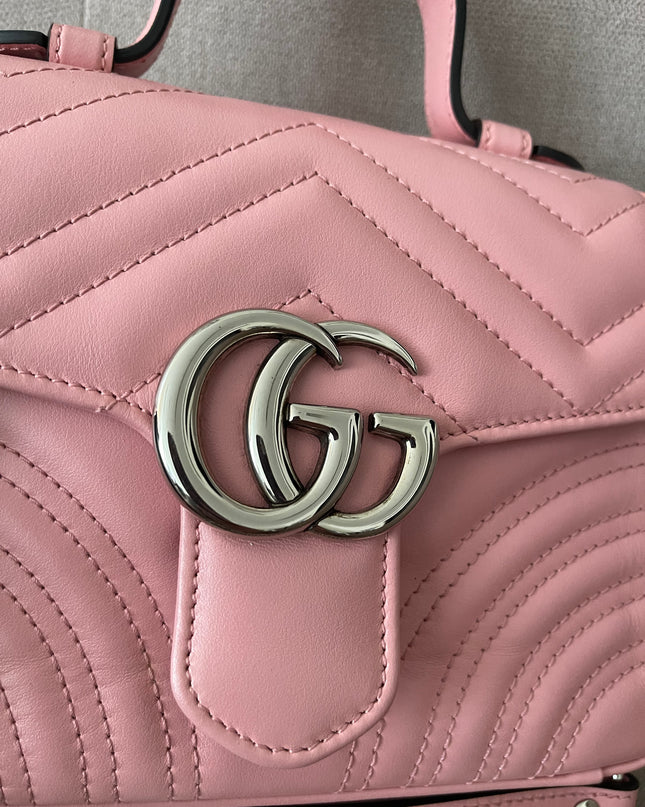 Preloved Authentic GUCCI GG Marmont mini top handle bag