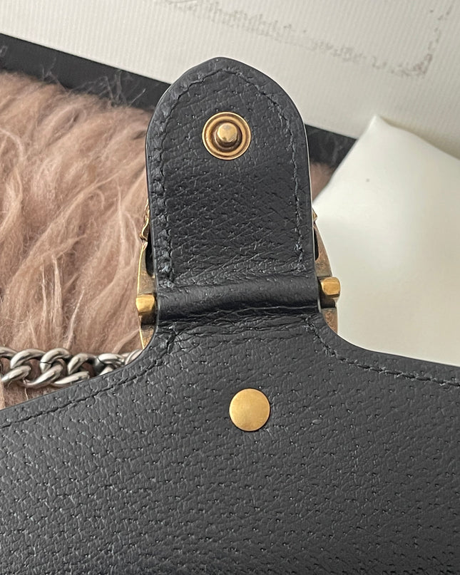 Preloved Authentic Gucci Dionysus Web Chain Wallet Leather Small crossbody bag