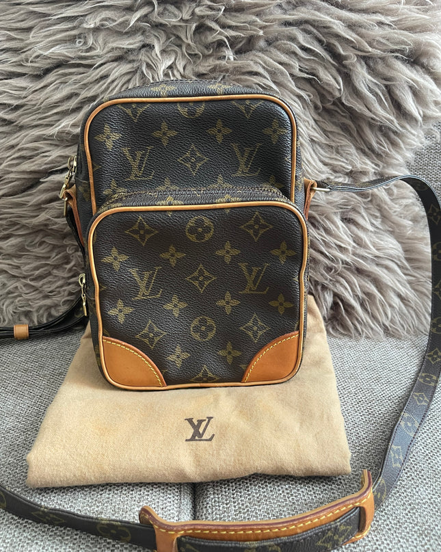 Preloved Authentic LV Amazon Crossbody Bag Monogram Canvas