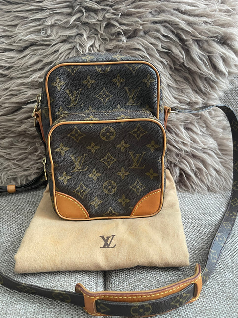 Preloved Authentic LV Amazon Crossbody Bag Monogram Canvas