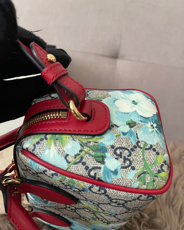 Preloved Authentic Gucci GG Blooms Mini Boston Bag
