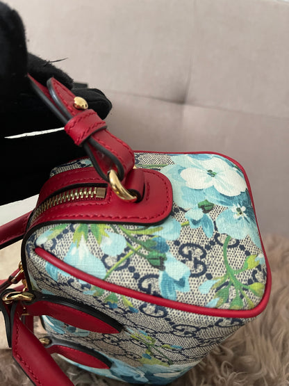 Preloved Authentic Gucci GG Blooms Mini Boston Bag