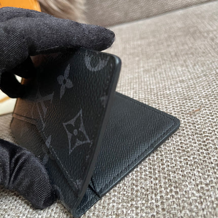 Preloved Authentic Louis Vuitton Slender Wallet in Monogram Eclipse