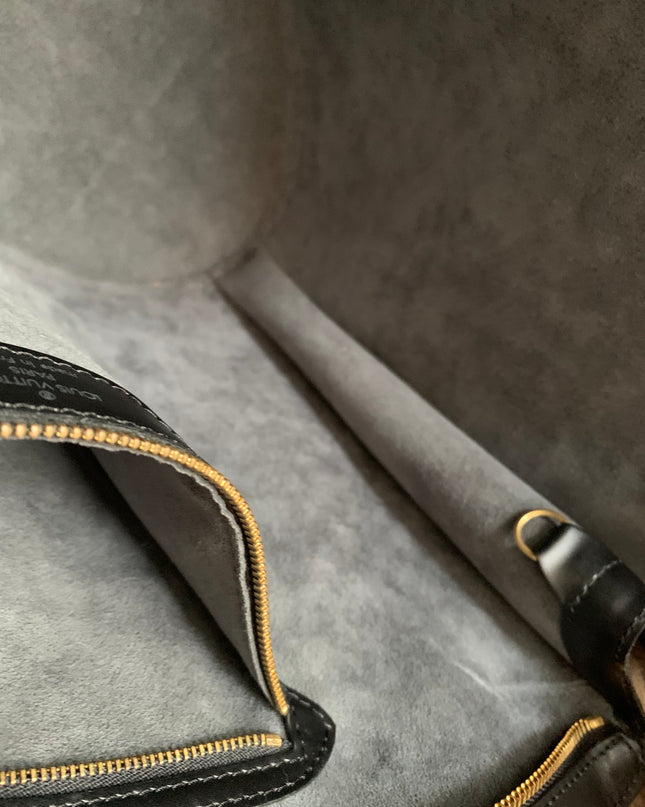 Louis Vuitton Black Epi Leather Saint Jacques PM Tote