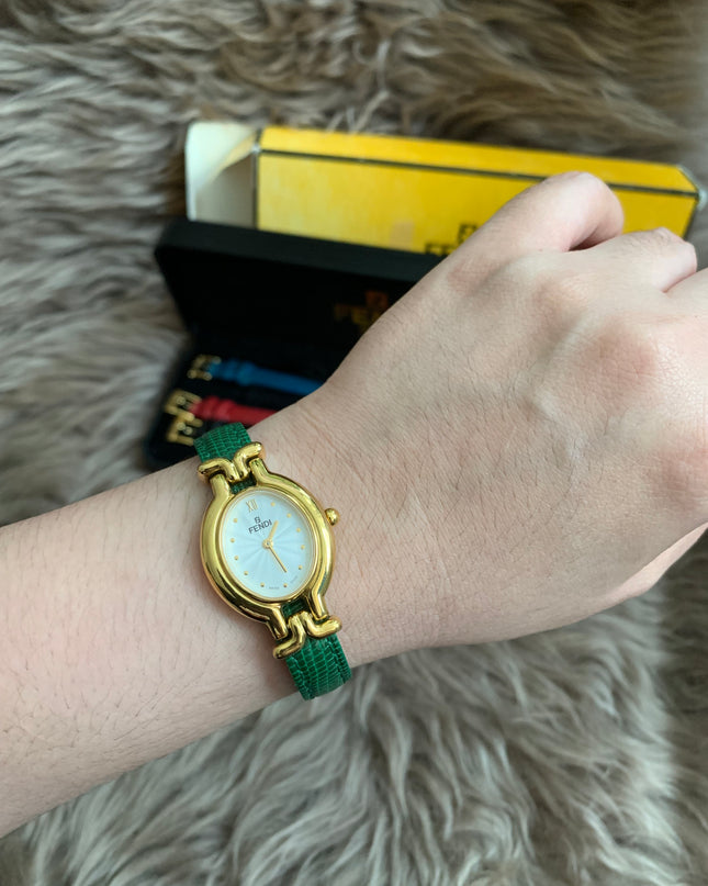 FENDI Chameleon Changeable Belt Watch 5Colors