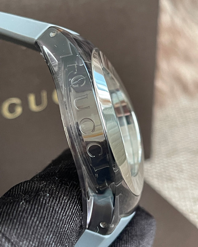 Preoved Authentic Gucci Sync Watch Grey Full Set with Box