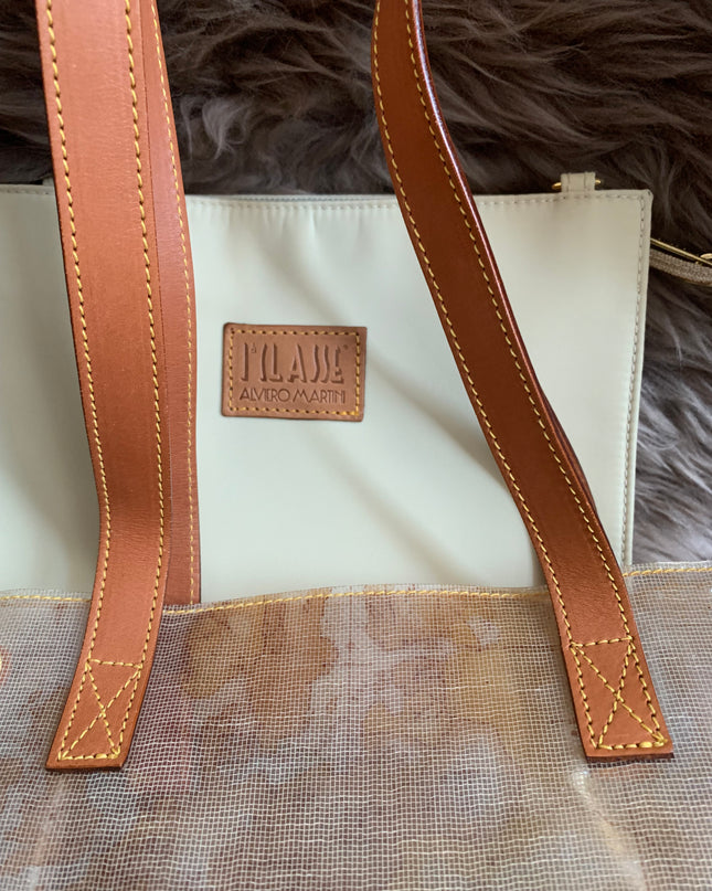 Alviero Prima Classe Small Clear Tote Bag