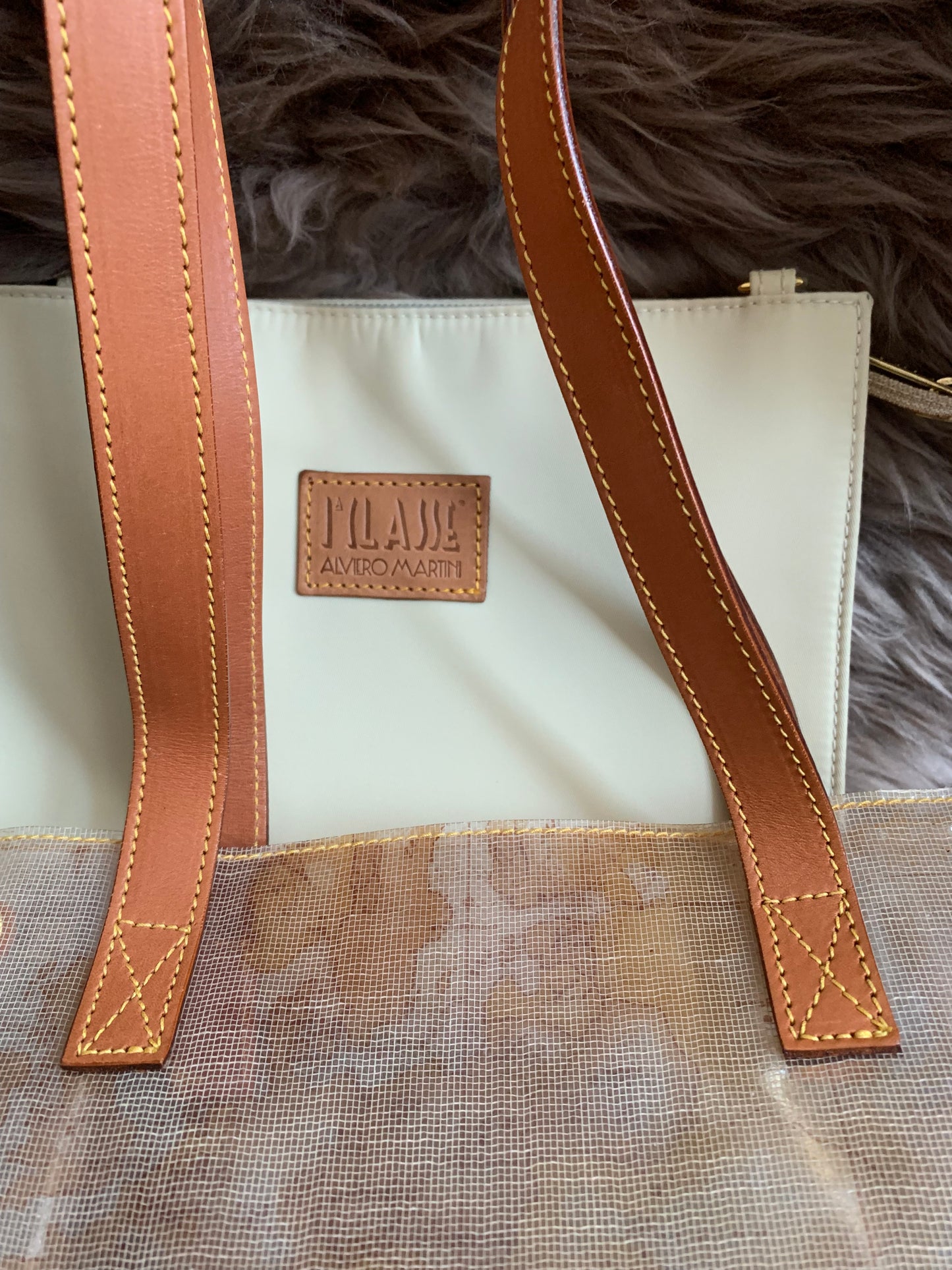 Alviero Prima Classe Small Clear Tote Bag