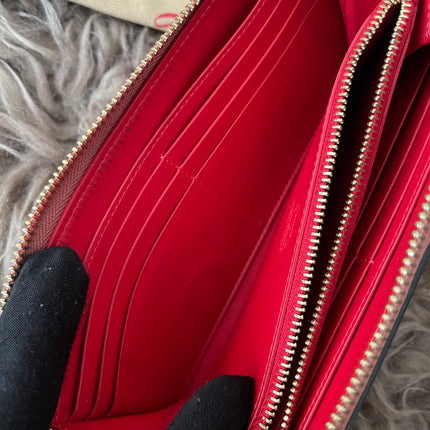 Preloved Authentic Christian Louboutin Panettone zip-around long wallet