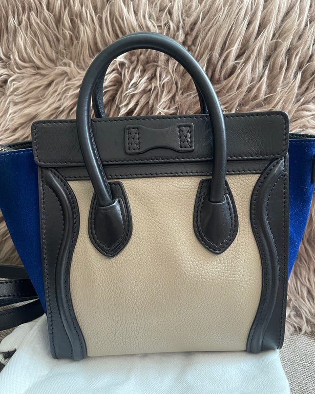 Preloved Authentic Céline Nano Luggage Bag + Louis Vuitton Monogram Wallet Authenticated Bundle