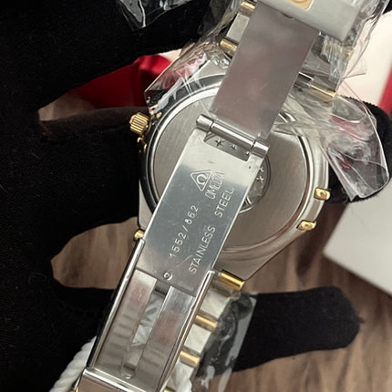 Preloved Authentic Omega Constellation 34mm/17cm, steel ‑ yellow gold on steel ‑ gold full bar