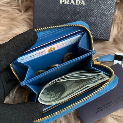 Prada Zip Aroud Coin Purse