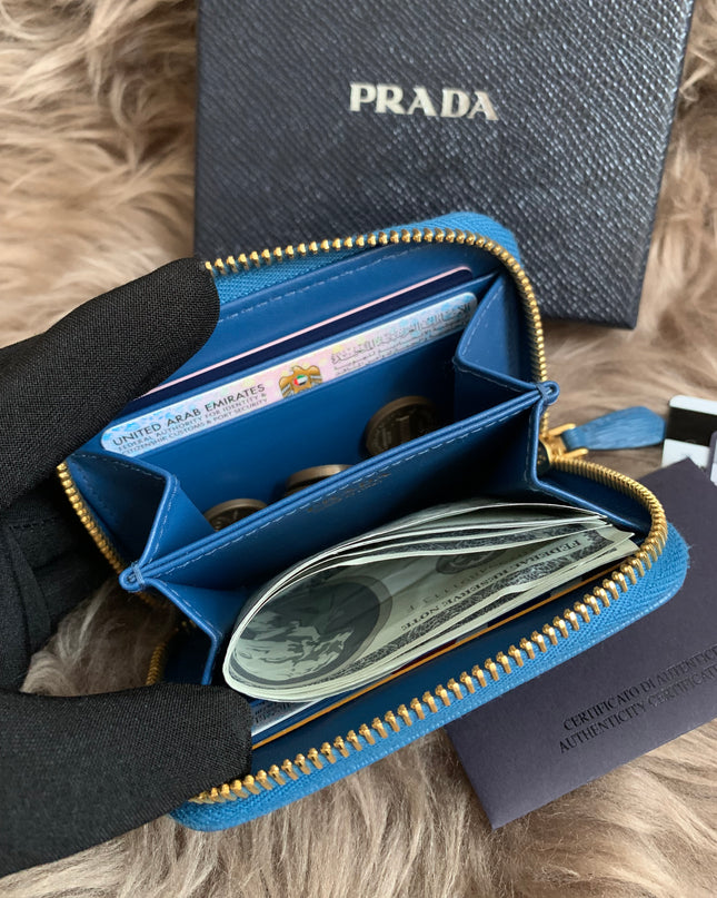 Prada Zip Aroud Coin Purse
