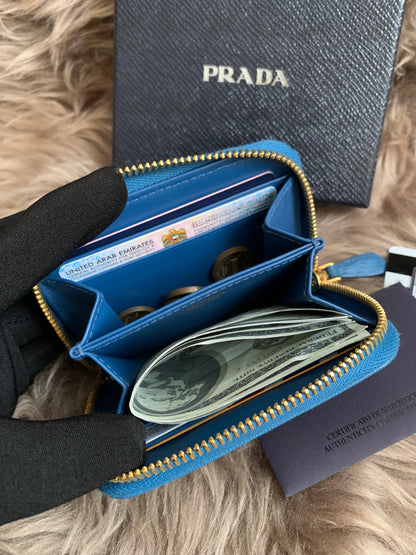 Prada Zip Aroud Coin Purse