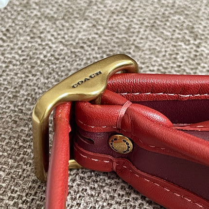 Preloved Authentic Coach Ergo Shoulder Bag in Deep Red