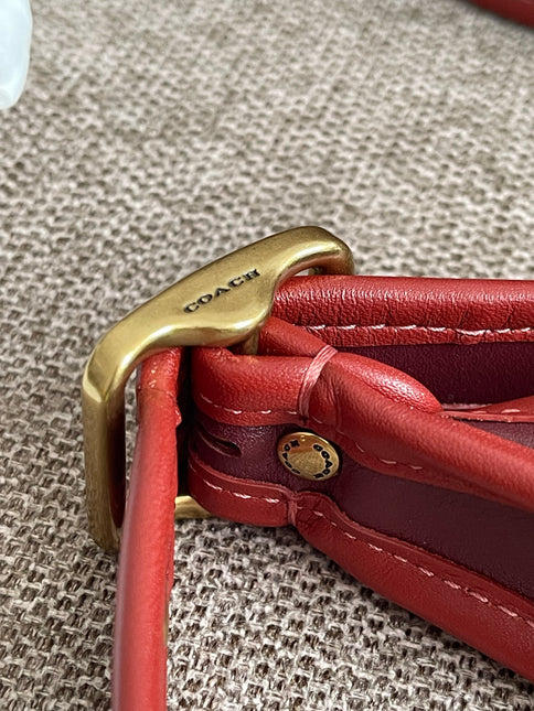 Preloved Authentic Coach Ergo Shoulder Bag in Deep Red