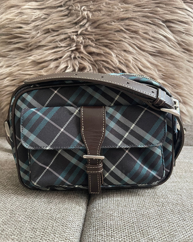 Preloved Authentic Burberry Nova Check Tartan Crossbody Camera Bag