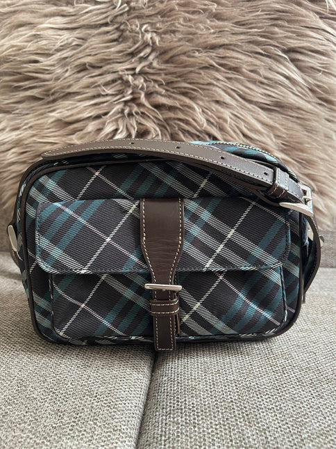 Preloved Authentic Burberry Nova Check Tartan Crossbody Camera Bag