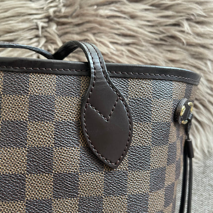 Preloved Authentic Louis Vuitton Neverfull PM — Damier Ebène Canvas