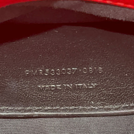 Preloved Authentic Saint Laurent Niki Baby Shoulder Bag — Red